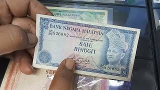 TELAH DIJUAL Jualan wang kertas SATU RINGGIT siri 4 tahun 1981 [upl. by Eartha238]