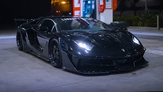 Flame Spitting LBWK Aventador in 4k [upl. by Atazroglam]