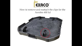 How to remove clip for the Aerobin lid [upl. by Ange]