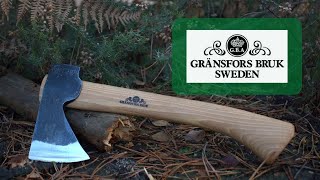 NEW GRÄNSFORS BRUKS Small Hatchet 410  2023 Gransfors mini Swedish bushcraft hand axe [upl. by Taber]