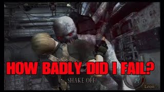 How To Beat The Regenerators in RE4 With A Knife  RESIDENT EVIL PART  15 [upl. by Silenay]