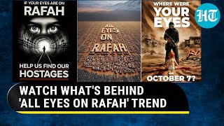 Miffed At Viral All Eyes On Rafah Trend Israel Launches Own Counter Campaign  What It Means [upl. by Ulund]