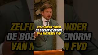 ZELFDODING ONDER DE BOEREN IS ENORM VAN MEIJEREN FVD gideonvanmeijeren fvd boeren [upl. by Assilen]