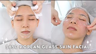 I Got a 650 Korean Glass Skin Facial [upl. by Lielos650]