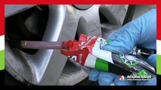 Instalación antipinchazos coche con Bolsa monodosis 150 ml [upl. by Lakim]