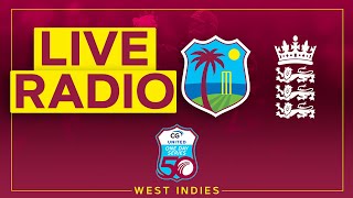 🔴 LIVE RADIO  West Indies v England  3rd CG United ODI [upl. by Trant]