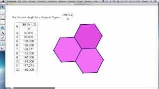 Tessellations 2 Regular Polygon Construction [upl. by Innig755]