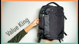 Tomtoc Travel Backpack 40L review  the BEST travel bag under 100 and its not close [upl. by Bobbe]