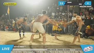 Final Match  Doda Vs Ghanga  Sanghera Barnala Kabaddi Tournament 4 Jan 2024 [upl. by Hannad]