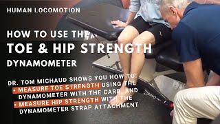 How to Use the ToeProHip Strength Dynamometer [upl. by Sarina]