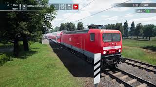 RB 51 von Wächtersbach nach Frankfurt TSW 5 BR 114 [upl. by Francyne]