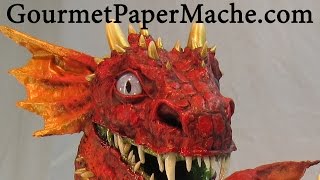 Baby Paper Mache Dragon [upl. by Adleme]