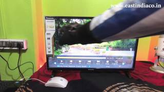 Panasonic LED TV 24 inch 24D400DX UnBoxing Review by AKS [upl. by Golda]