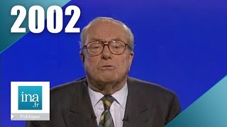 JeanMarie Le Pen  Campagne présidentielle 2002 2ème tour Archive INA [upl. by Eittocs]