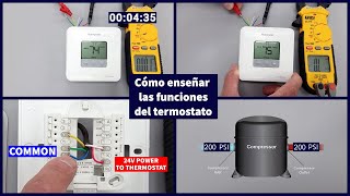 Cómo enseñar las funciones del termostato a los nuevos técnicos y estudiantes de HVAC [upl. by Pritchett176]