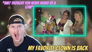 Favorite Clown IS BACK yucko the clown compilation Part 1 REACTION [upl. by Skees591]