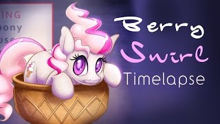 Berry Swirl Art Timelapse [upl. by Jewel]