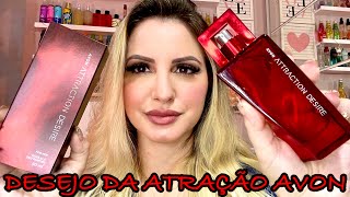 LANÇAMENTO PERFUMÃO ATTRACTION DESIRE AVON 2021 [upl. by Arahd]