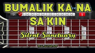 Bumalik Ka Na Sakin  Silent Sanctuary  Real Guitar App Cover [upl. by Aleksandr398]