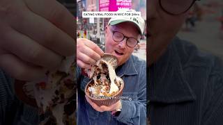 TRYING VIRAL FOOD FOR 24 HRS nyc food nycfood goodeats sandwhich [upl. by Verras459]