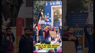 UPPSC amp RO ARO Protest prayagraj 😱 One Day One Exam uppscprotest uppscshorts [upl. by Ras875]