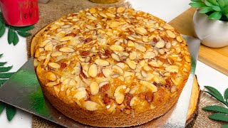 Try This Easiest Almond Cake Bakery Style  Super easy Soft amp MoistDry Almond Cake Dry fruit cake [upl. by Adnohsek]