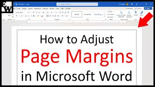 How to Adjust Page Margins in Microsoft Word [upl. by Turnbull]