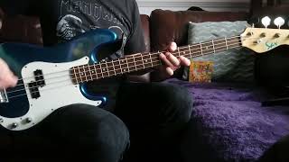 Saltcoats man plays quotMoney Honeyquot by The Sensational Alex Harvey Band Bass cover basscover [upl. by Orva590]