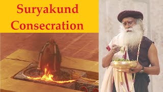 Suryakund Consecration at Isha Yoga Center India by Sadhguru  Glimpses [upl. by Berhley]