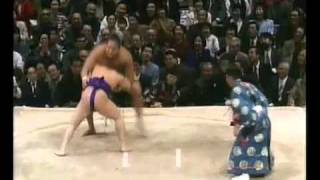 Mainoumi vs Akebono Kyushu 1991 [upl. by Vins]