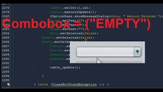 How to clear Combobox Java [upl. by Kalbli757]