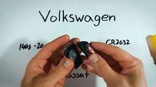 Volkswagen Passat Key Fob Battery Replacement 1998  2005 [upl. by Retsam701]