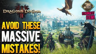 Dragons Dogma 2  Avoid These Massive Mistakes 20 Best Tips amp Tricks For Early amp Mid Game [upl. by Aveline]