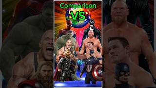 Roman reignsSpider manCaptain AmericaKrish Hulk Brock Lesnar The Rock John CenaThor wweshort [upl. by Enaled]