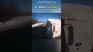 Trucker Gets Revenge On Brake Checker 😤 [upl. by Finella]