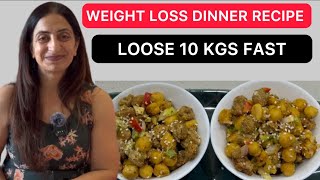 Weightloss dinner recipe to loose 10 kgs fast  Nisha Arora  Gym Fitness Instructor  loose weight [upl. by Galligan]