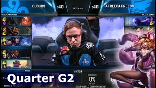 C9 vs AFS Game 2  Quarter Final S8 LoL Worlds 2018  Cloud 9 vs Afreeca Freecs G2 [upl. by Ardnuahsal]