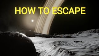 HOW TO ESCAPE THE RING PLANET  GET THE NARROW ESCAPE BADGE  innovation inc spaceship [upl. by Labaw]