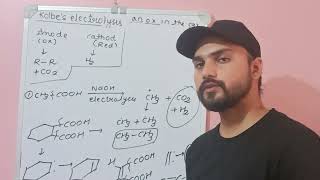 kolbe Electrolysis reaction preparation of alkane  Class 11th neet jee [upl. by Ravilob363]