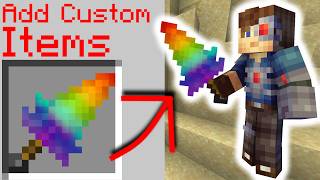 Adding Custom Items in Minecraft 121 Datapack Tutorial [upl. by Arbmik]