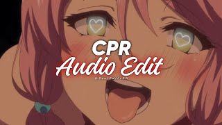 CPR  Cupcakke edit audio [upl. by Marelya894]