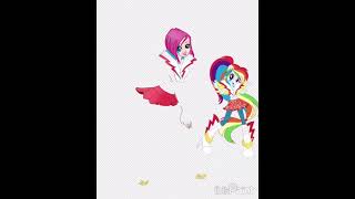 Rainbow Rocks Tecna As Rainbow Dash [upl. by Cornie]