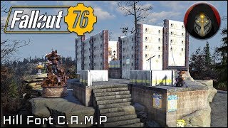 Fortified Camp  FALLOUT 76  Camp Building Guide [upl. by Anelak119]