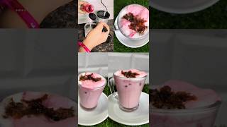 Gulkand milkshake gulkand milkshake trending viral shorts [upl. by Ciredor]