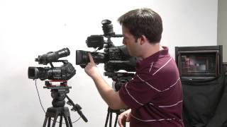 Adjusting Back Focus On An XDCAM EX Camera [upl. by Mort]