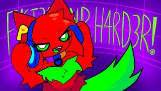 F4ST3R and H4RD3R   animation meme ❤️💚 flash warning [upl. by Babette]