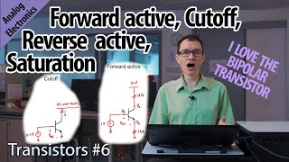 Modes of a bipolar transistor 6Transistors [upl. by Elrebmik]