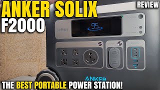 The Best PORTABLE Power Station  Anker SOLIX F2000 Review [upl. by Nrek65]