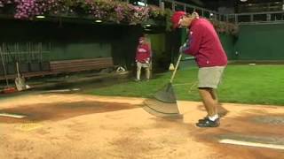 Maintaining Pitchers Mound at Citizens Bank Park [upl. by Zarihs154]