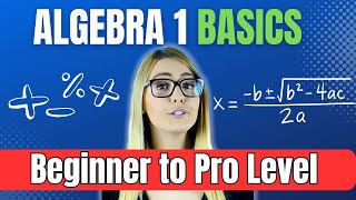 Algebra 1 Basics for Beginners [upl. by Tutankhamen]